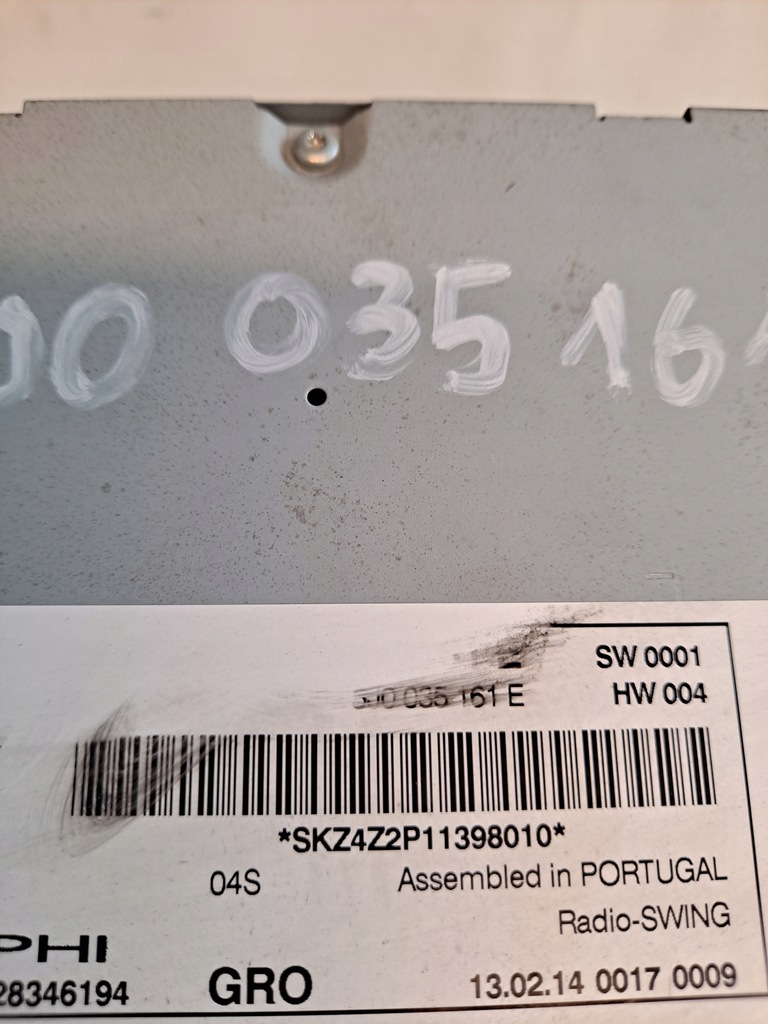 фото №10, Радіо fabyczne skoda rapid 5j0035161e