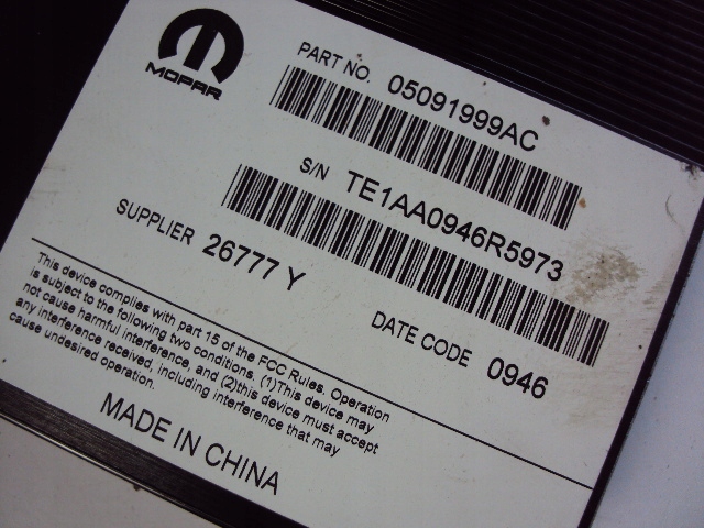 фото №6, Усилитель аудио jeep cherokee kl 2.2d 13-