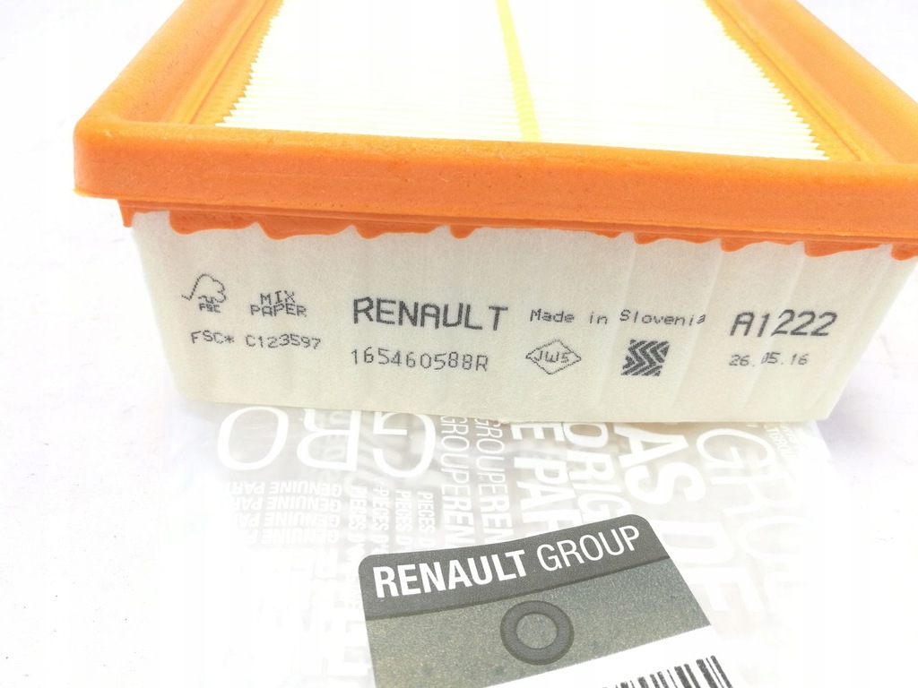 фото №3, Фільтр повітря renault clio iii 1.5 165460588r оригінальний номер