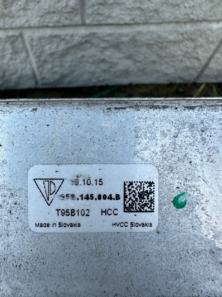 фото №7, Porsche macan 95b радіатор інтеркулер 95b145804b