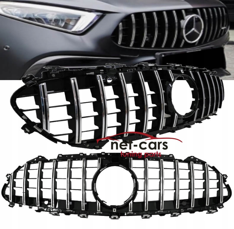 фото №1, Решётка радиатора mercedes cls c257 18- panamericana gtr amg c