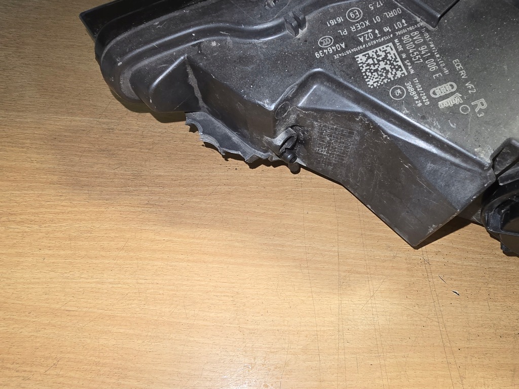 фото №10, Лампа правая audi a3 8v0 lift bi ксенон нет поворотная 8v0941006e eu