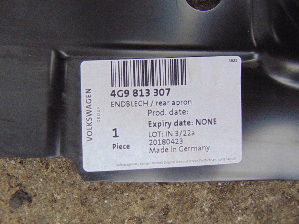 фото №15, Pas задний усилитель audi a6 c7 kombi 4g9813307