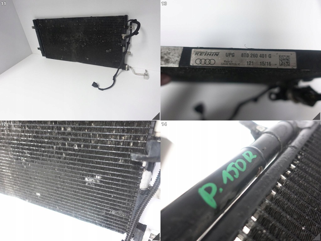 Audi q5 sq5 8r0 3.0 tdi дизель радиатор кондиционера + шланг трубка Оригинал