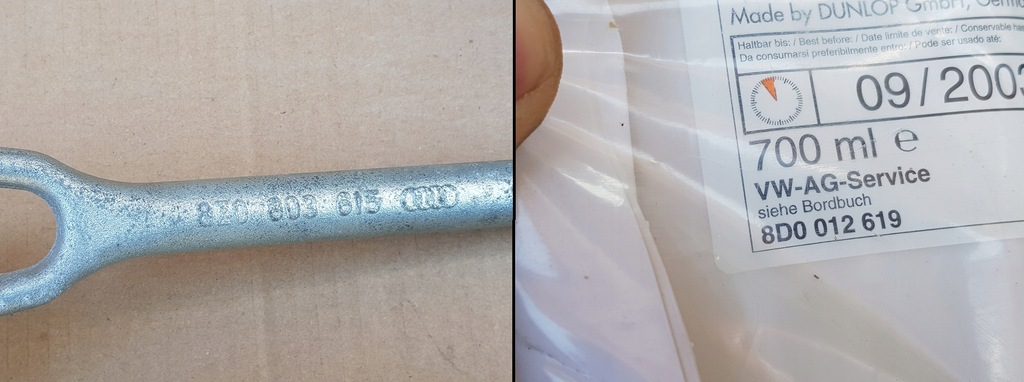 фото №13, Набір do перемикання колеса / домкрат + ключ + трикутник + інструменти / audi a2