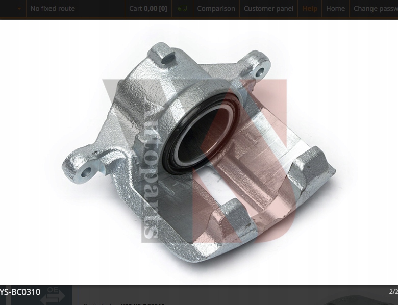 фото №3, Суппорт тормозной. перед правый honda civic vii 99-06