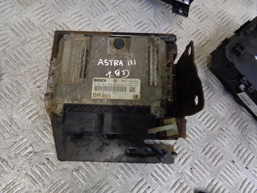 фото №14, Бортовий комп'ютер набір імобілайзер opel astra iii 1.9 cdti 120km
