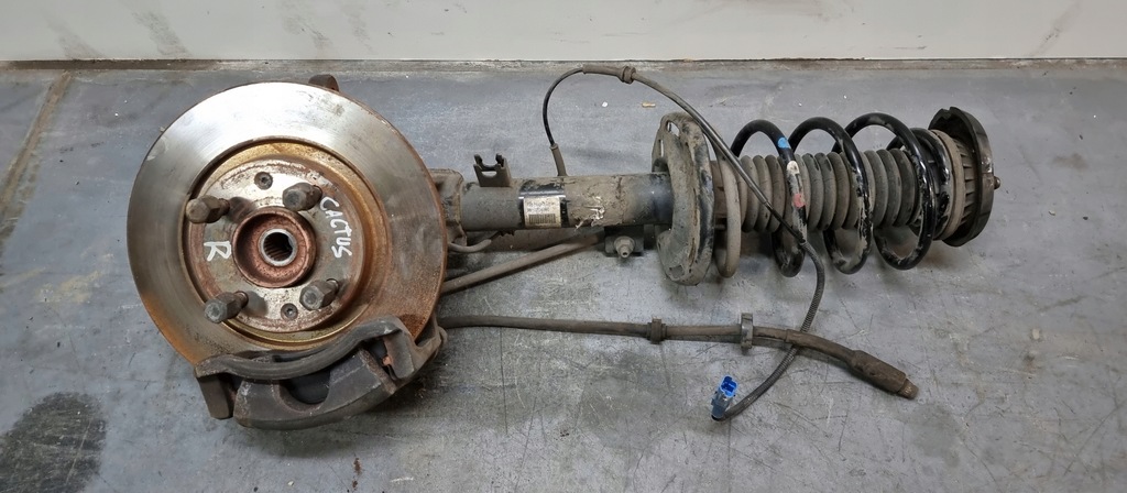 фото №1, Citroen c4 cactus амортизационная стойка поворотный кулак правый