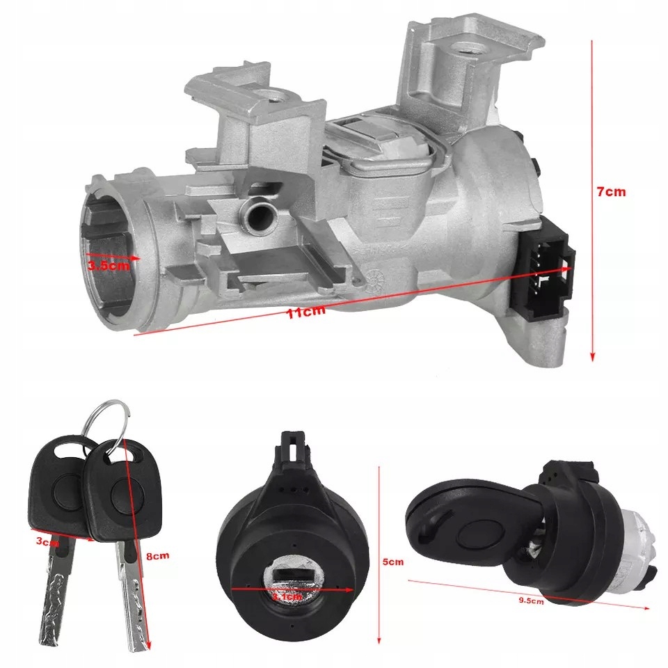 Купити 1k0905851b вимикач запалювання блокування керма до vw passat golf 5 6