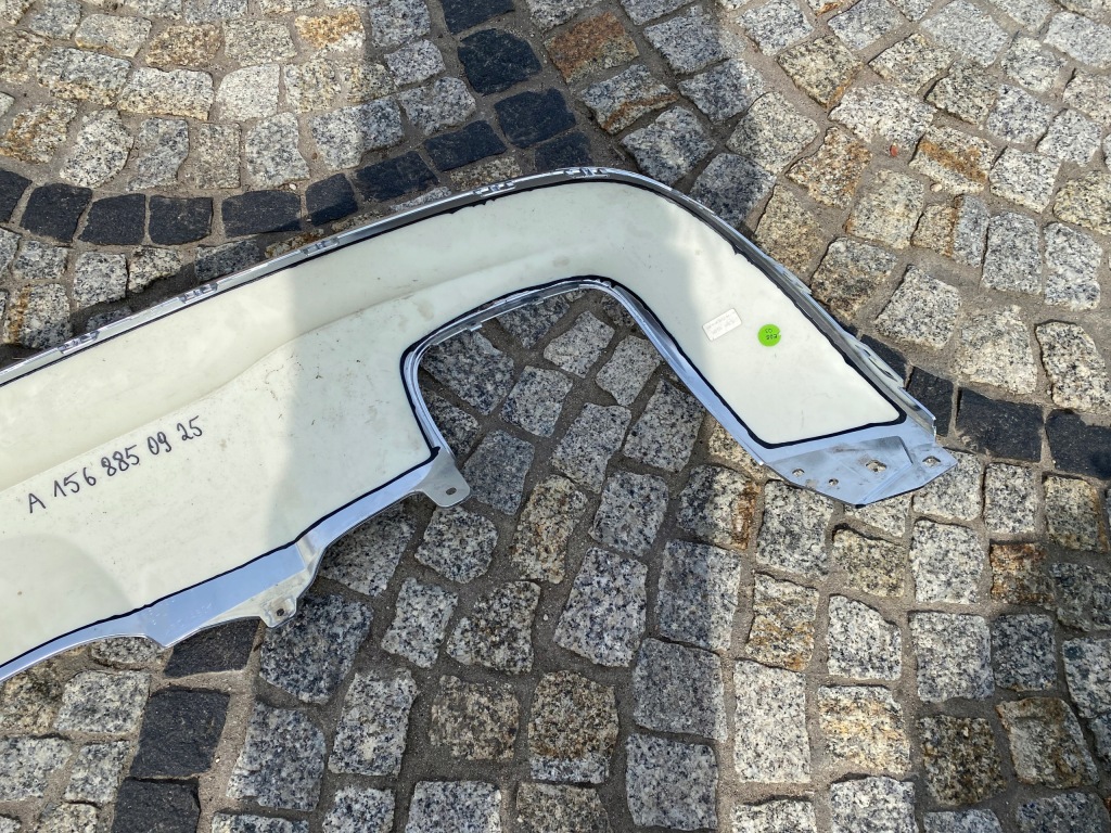 фото №9, Mercedes 156 gla диффузор накладка спойлер задняя хром 1568850925 оригинал