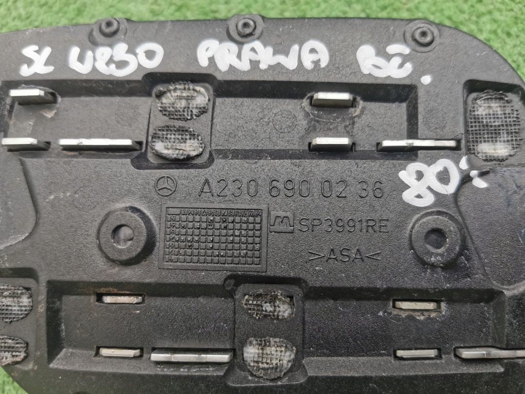 фото №7, Mercedes sl w230 решітка молдинг крила правого перед передній