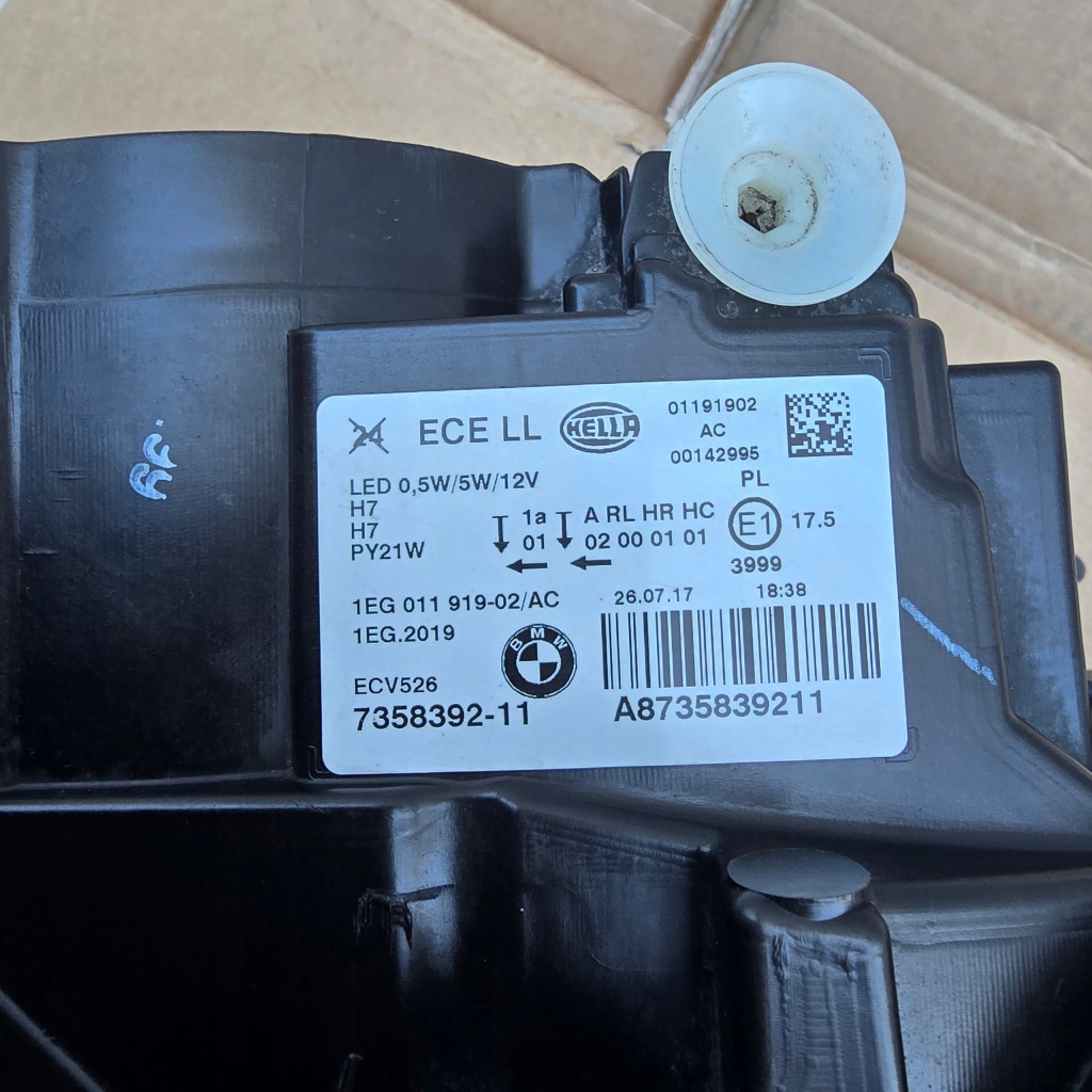 фото №12, Bmw 1 f20 f21 lift лампа лампи права ліва звичайна