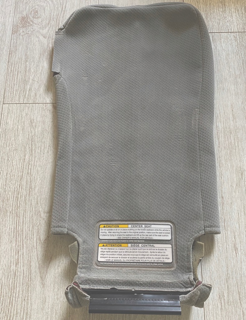 фото №5, Toyota sienna 2015- накладка обивка среднего сиденье 2 rzędu