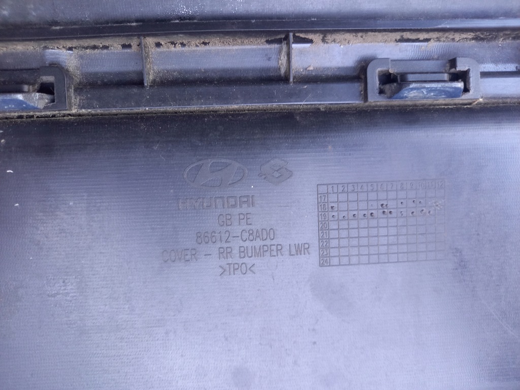 фото №6, Hyundai i20 i 20 2 ii lift 18- бампер задний задняя оригинал!