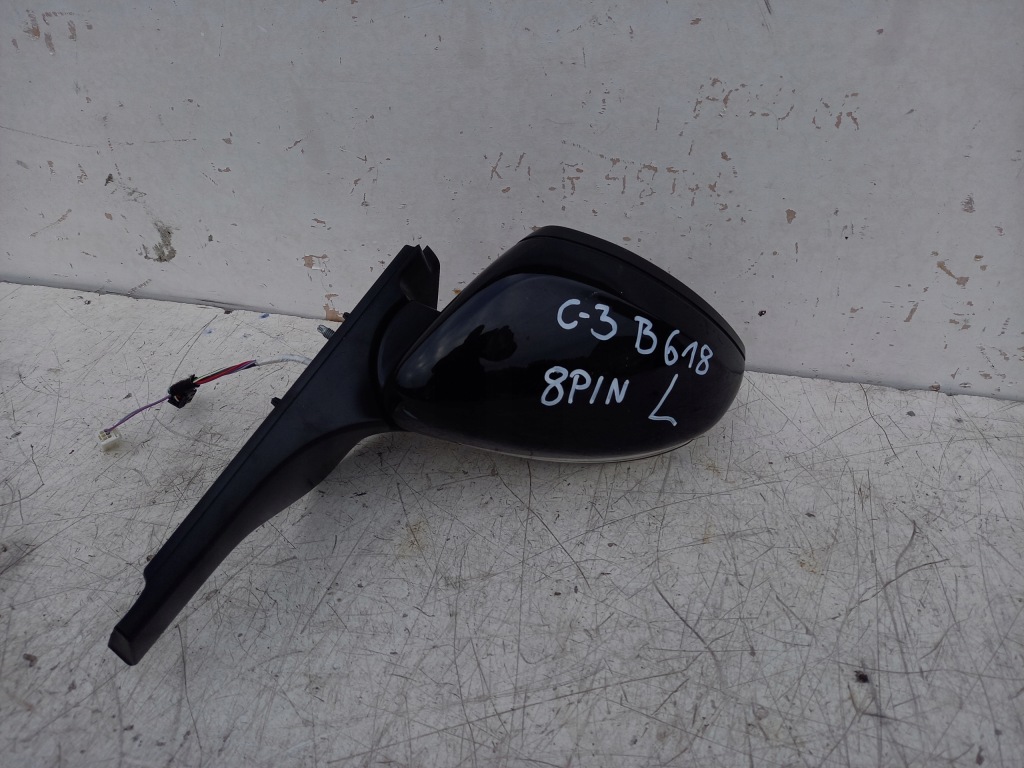 фото №1, Дзеркало ліва citroen c3 iii b618 8pin