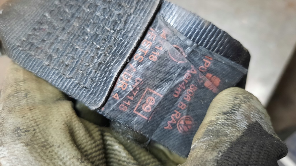 фото №2, Pas безопасности правый задняя seat leon ii