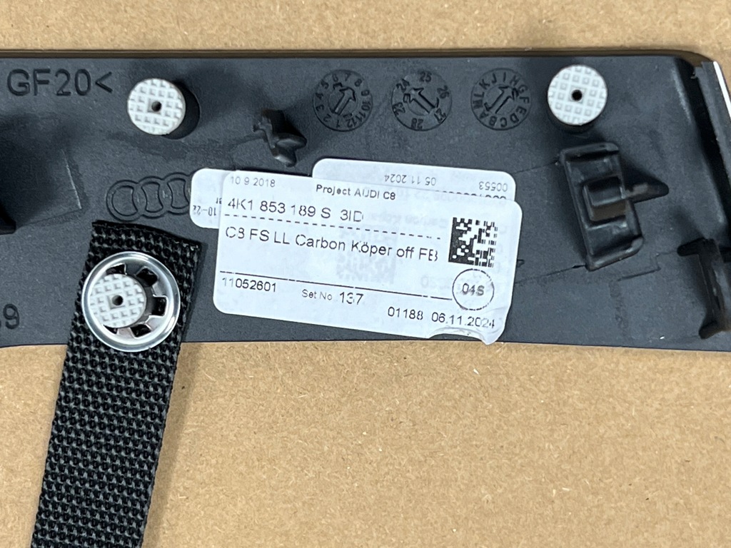 фото №10, Audi a7 4k накладки декоративные декоры карбон 3id