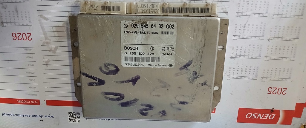 фото №1, Mercedes блок керування esp mercedes e klasa w210 4x4 0295456432