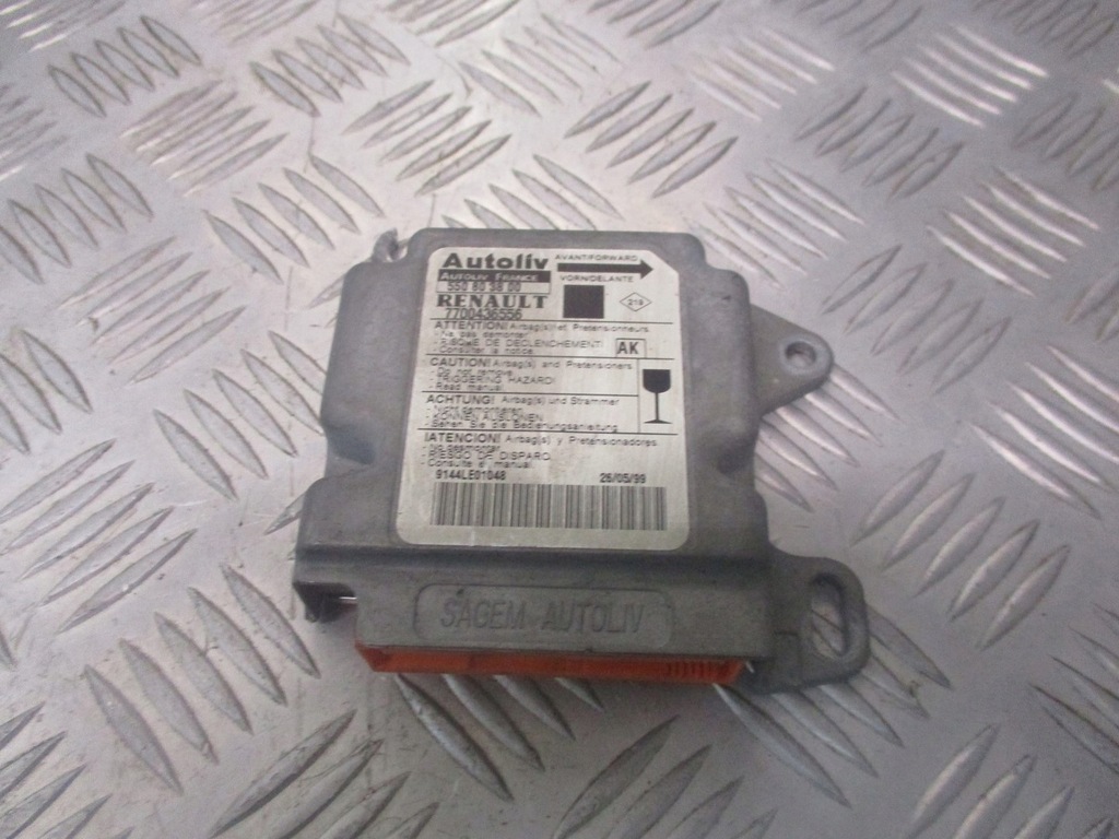 фото №1, Модуль датчик подушка безопасности renault scenic i 7700436556