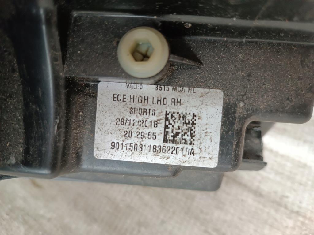 фото №11, Ford ecosport ii lift 2017-2022 лампа правая ксенон