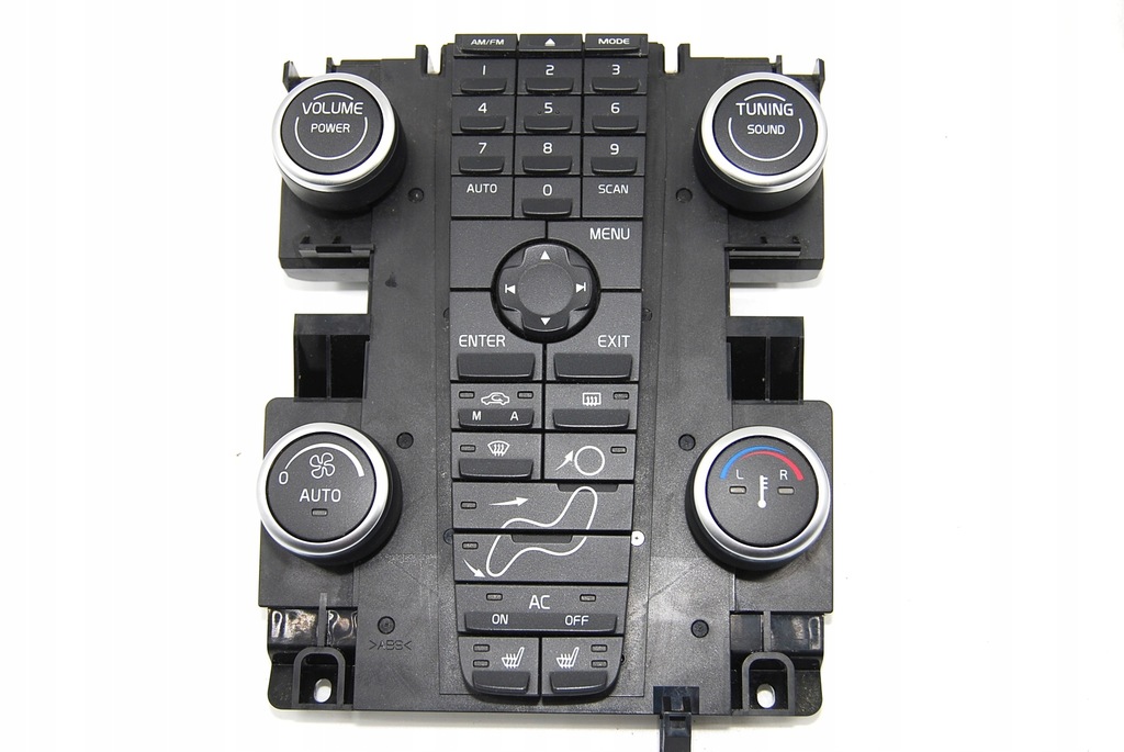 фото №6, Панель радио обдув кондиционера volvo v50 s40 ii c30 c70 lift fl 2007-2012