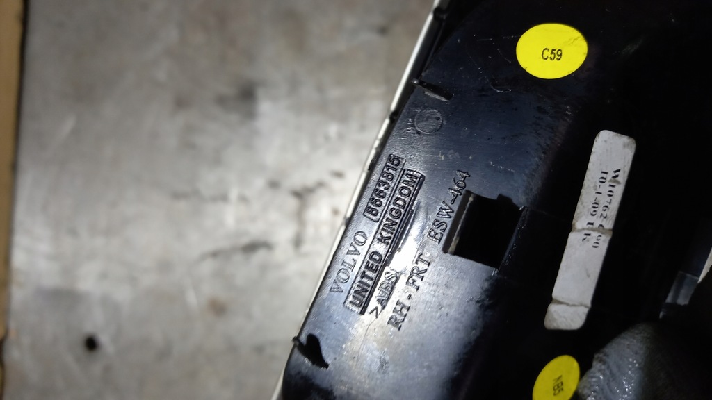 фото №6, Панель переключатель окон правый задняя volvo s40 ii lift