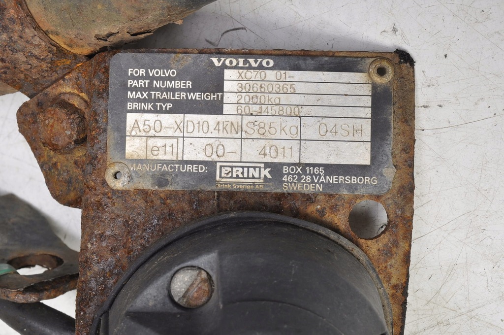 фото №7, Volvo xc70 v70 ii hak буксировочный 30682083