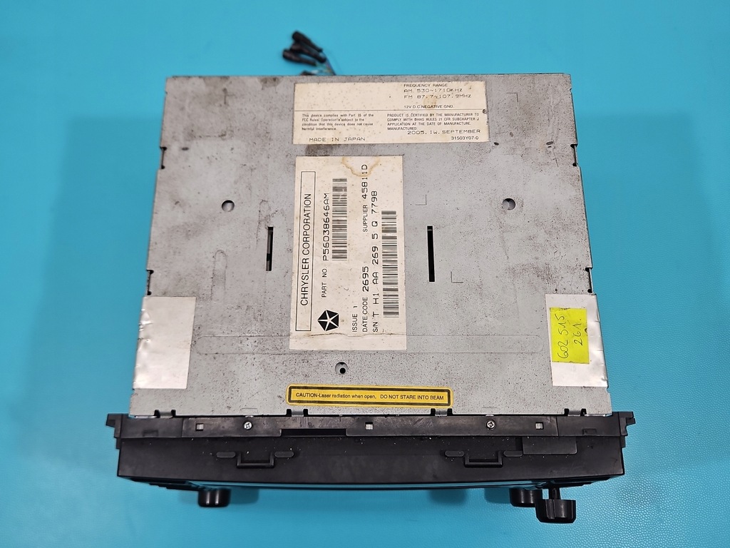 фото №6, Радіо заводський jeep patriot 06-17 p56038646am радіопрогравач