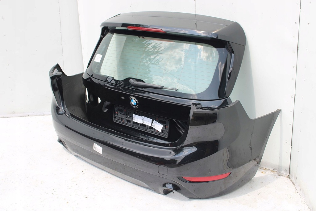 фото №10, Bmw 2 f46 lci задняя крышка багажника багажника бампер задний alpinweiss цвет + лампы t