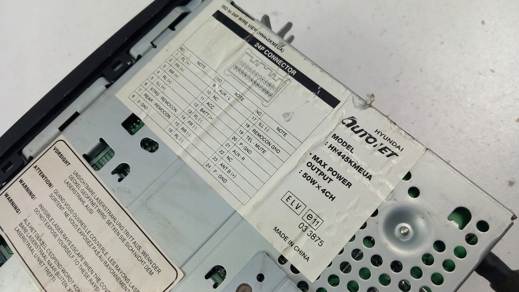 фото №4, Kia rio hyundai радио cd mp3 hn445kmeua