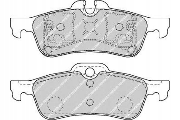 фото №2, Ferodo fdb1676 набор тормозных колодок тормозных, тормоза дисковые