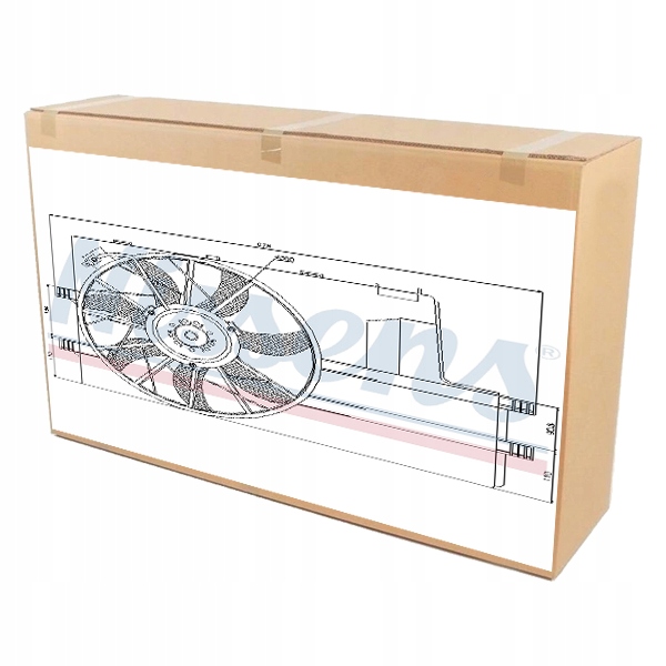 фото №1, Nissens 85604 вентилятор, охлаждение двигателя