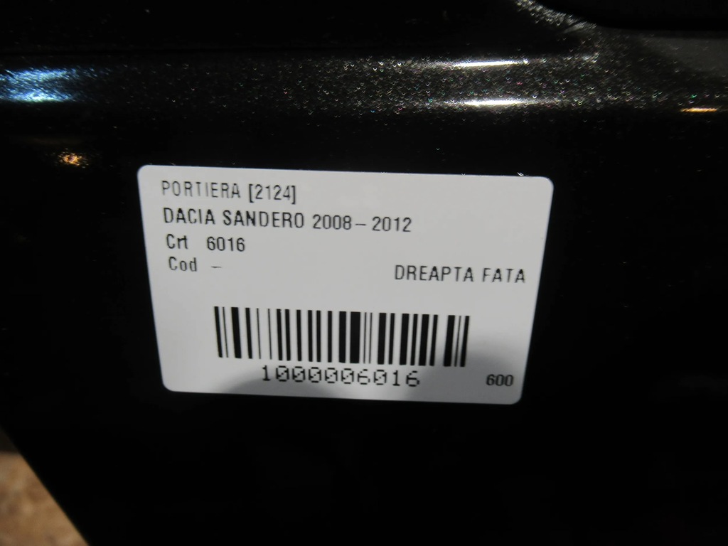 фото №9, Дверь перед правое dacia sandero i