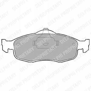 фото №2, Тормозные диски тормозные колодки перед delphi ford cougar