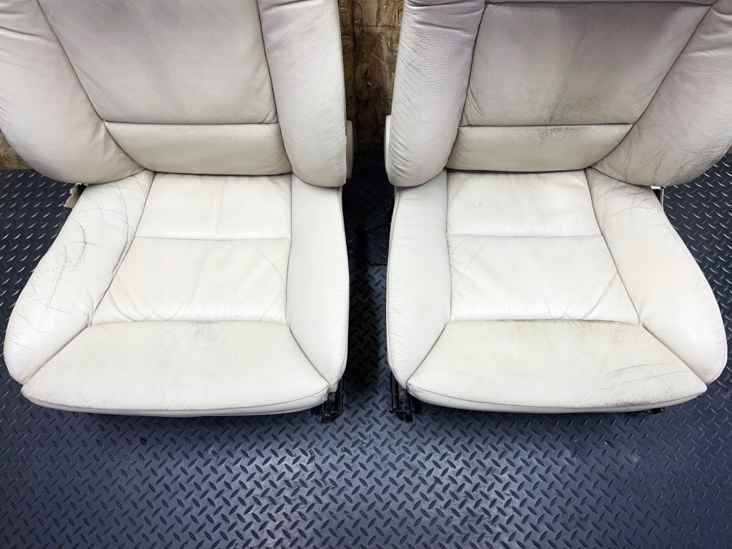 фото №10, Сидіння підігрів заднє сидіння оббивка кремовий шкіра europa bmw e60 2008 комплект