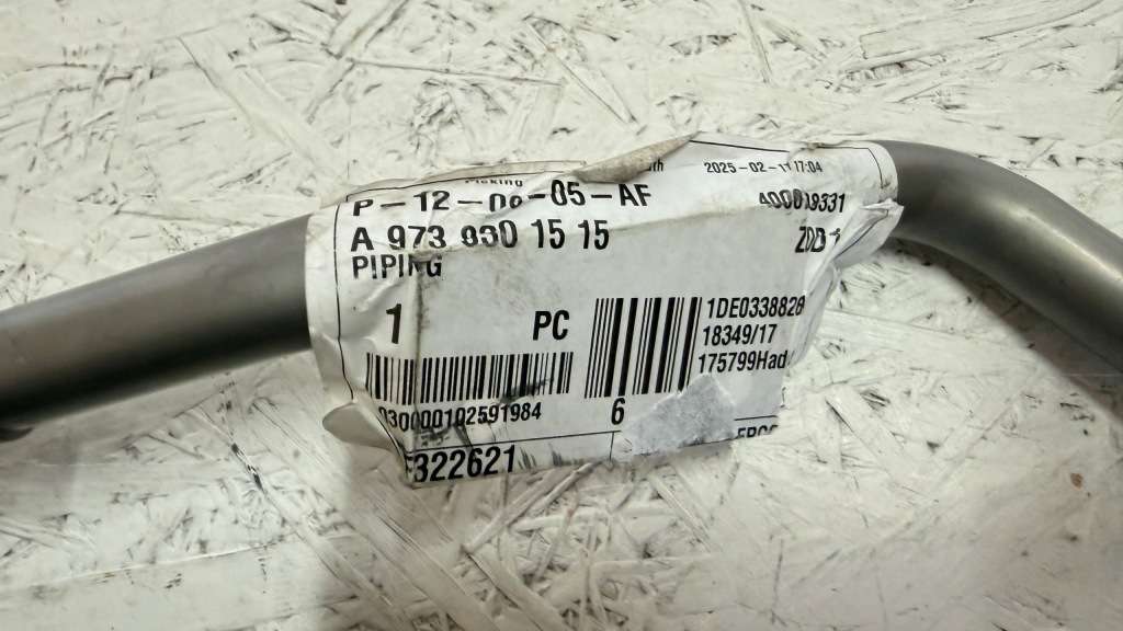 Mercedes atego шланг кондиціонера a9738301515 новий Зі Шроту