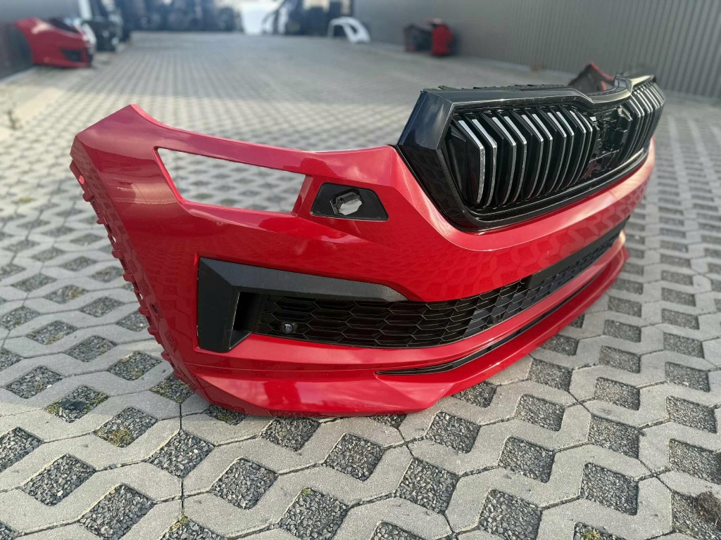Skoda kodiaq 1 рестайлінг  sportline бампер перед передній комплектний  lf3p 6xpdc Доставка
