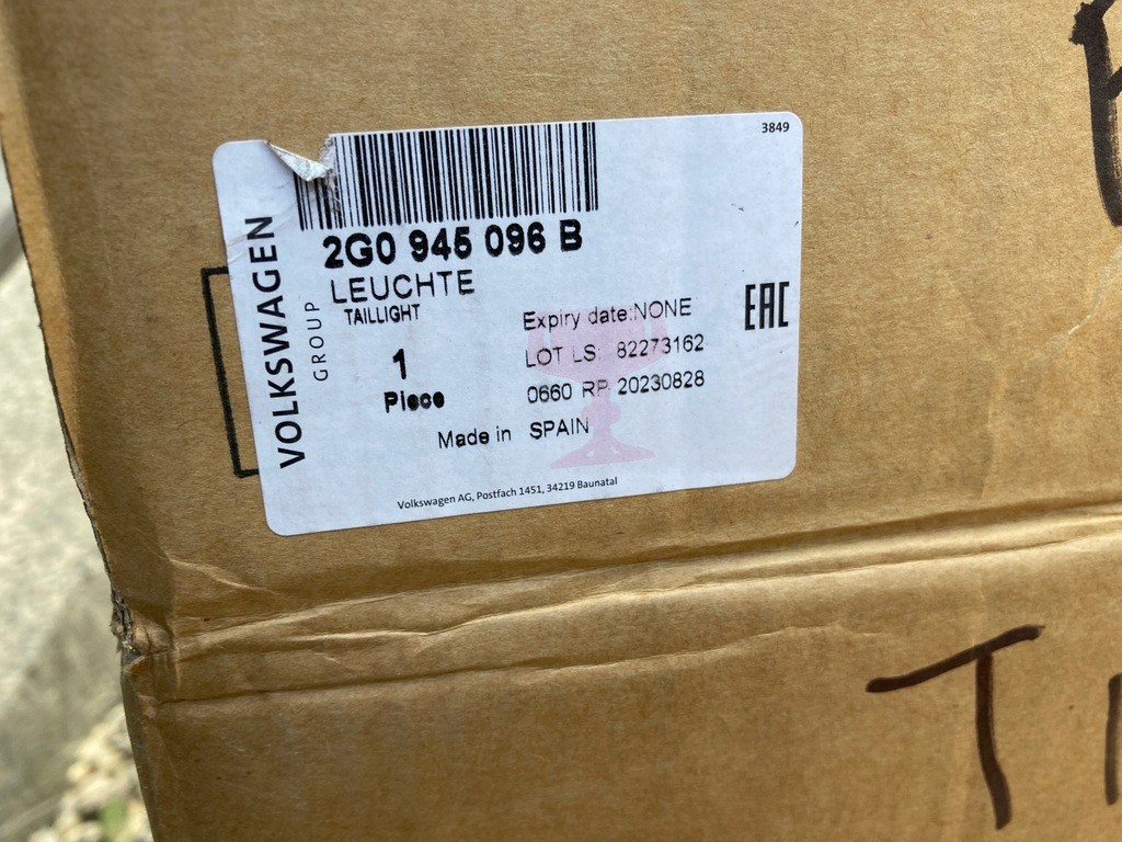 фото №7, Vw polo 2g0 vi лампа задняя правая org.nowa