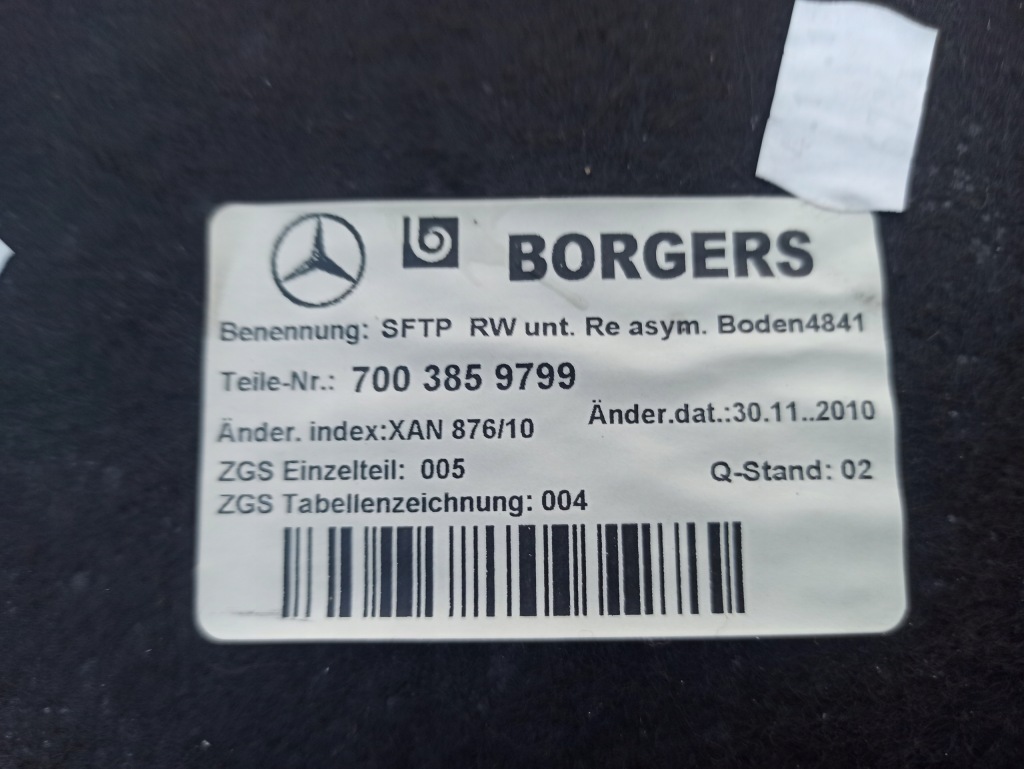 фото №4, Mercedes actros mp4 обшивка обивка кабины