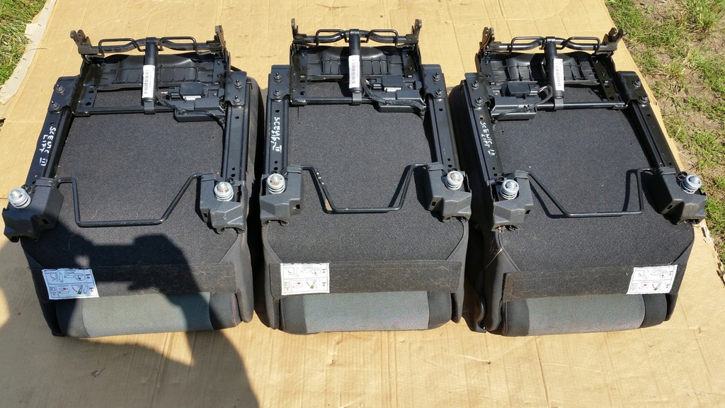 фото №13, Renault scenic iii lift сиденья задняя ii ряд комплект