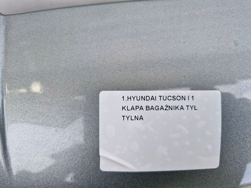 фото №4, Hyundai tucson i 1 крышка багажника багажника задняя задняя