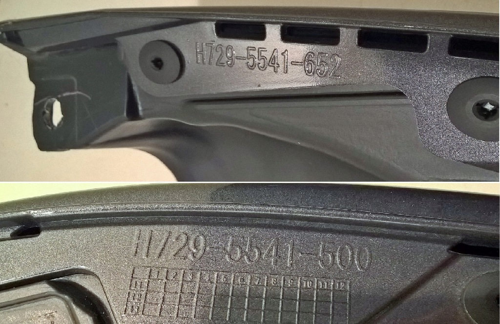 фото №15, Nissan gt-r lift 2011- защита спойлер нижний бампера перед оригинальный номер 75830-kb50a