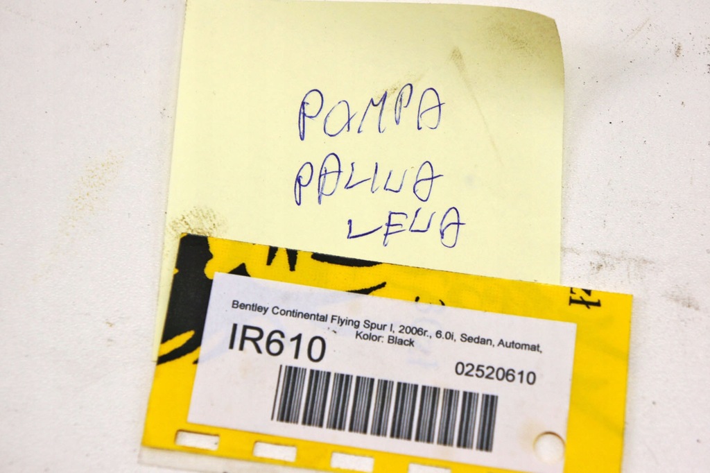 фото №6, Ir610 bentley flying spur i насос пального