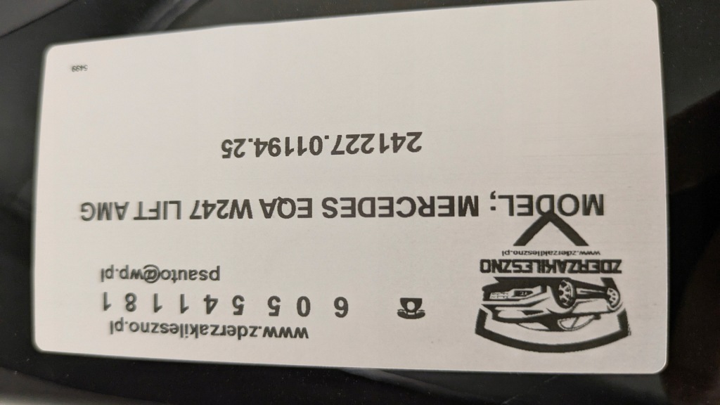 фото №13, Бампер передний mercedes eqa w243 lift amg