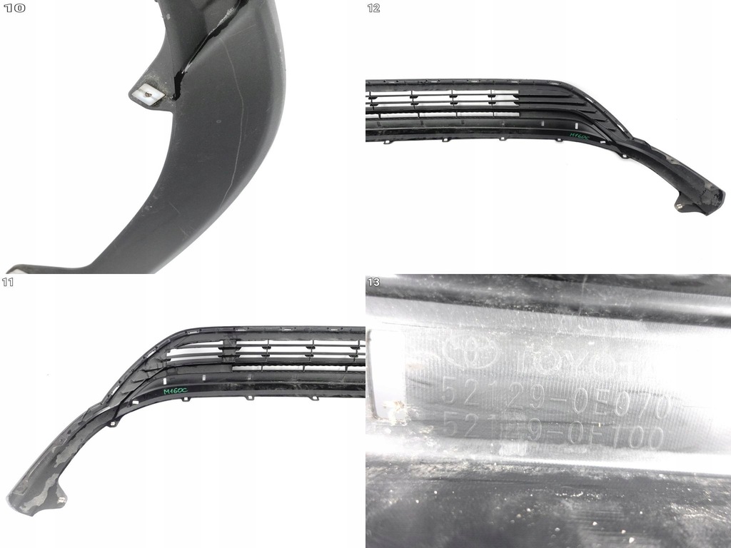 фото №11, Toyota highlander iv 4 19- спойлер решётка w бампер перед 52129-0e070