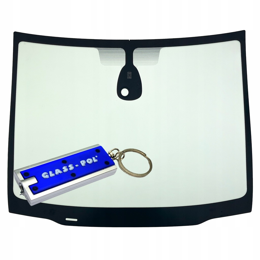 фото №2, Стекло лобовое renault modus / grand modus 2004- датчик зелёный nowa