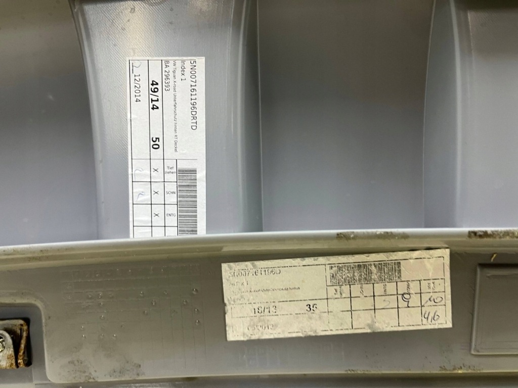 фото №14, Бампер задний vw tiguan ms-design offroad 07-16r. накладка нижняя спойлер