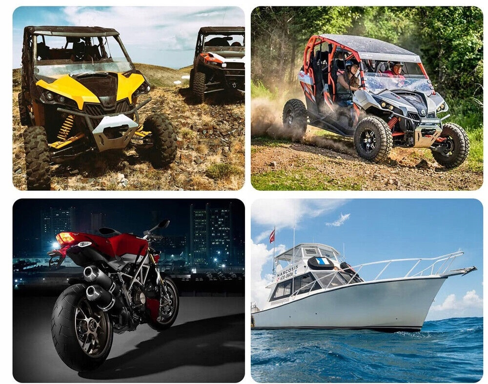 фото №10, Панель роз'єм прикурювача woltomierz зарядний пристрій 2x usb 4,2a вимикач 4w1