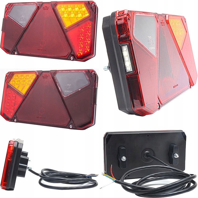 фото №1, Набір лампа na задня do причепа напівпричепа відбивач lp