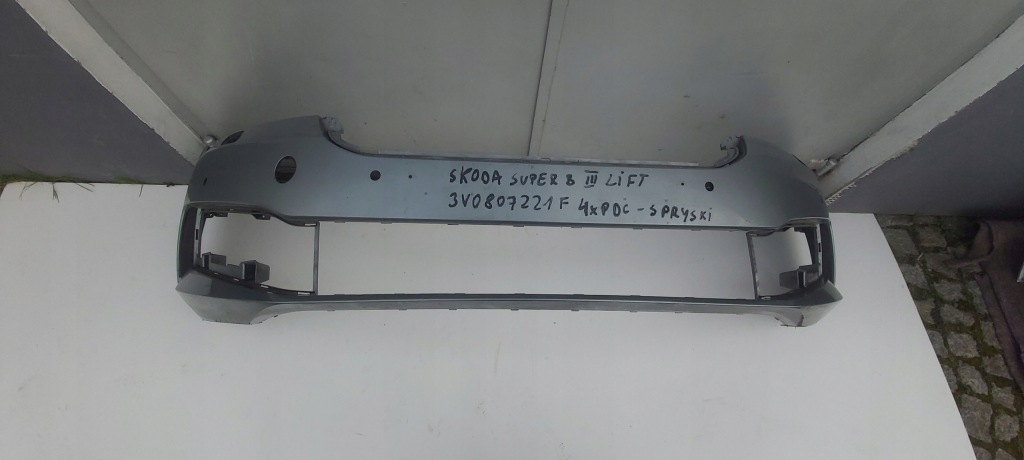 Купить Skoda super b iii lift 3v0807221f бампер передний 4xpdc омыватель